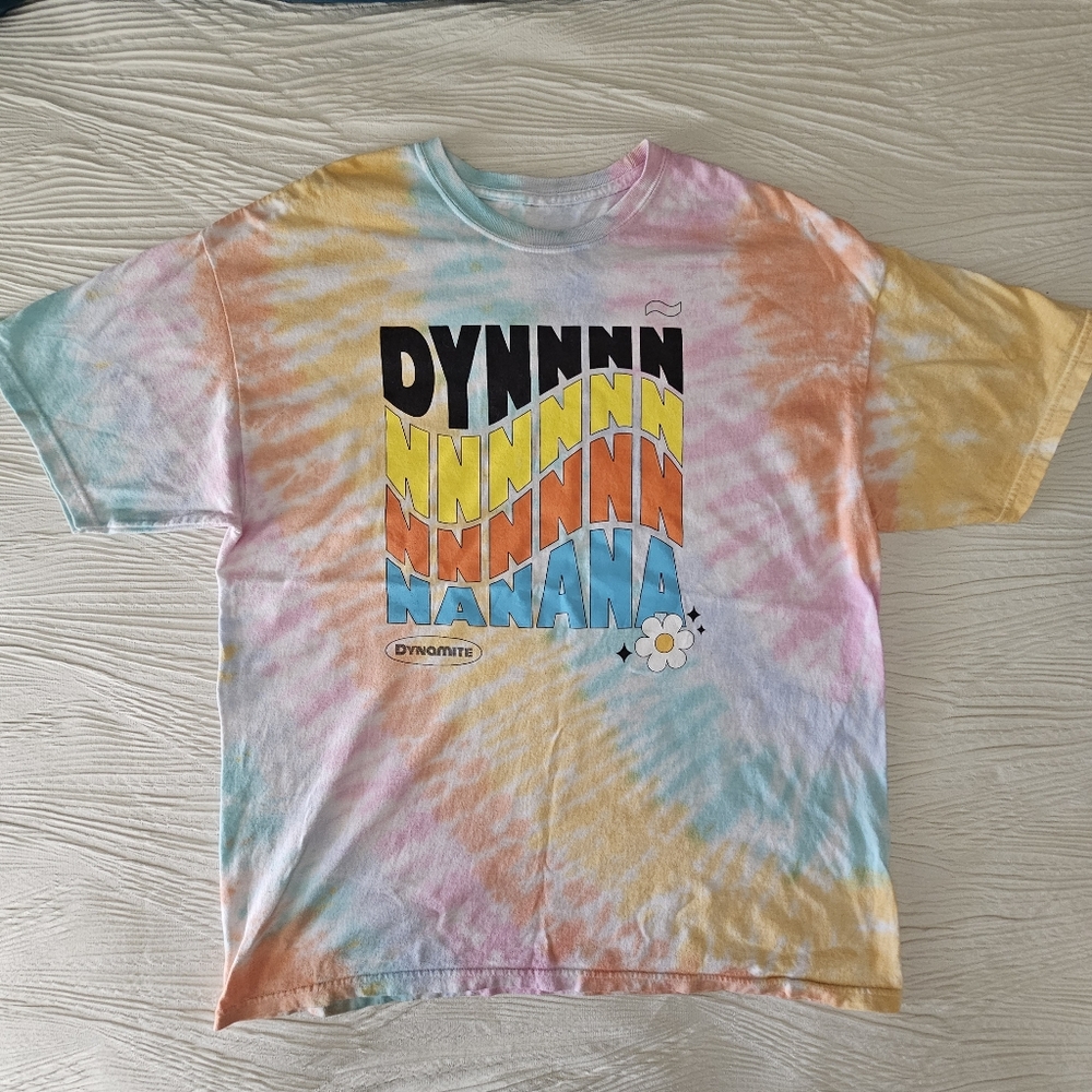 BTS Dynamite Tie Dye Size XL Shirt